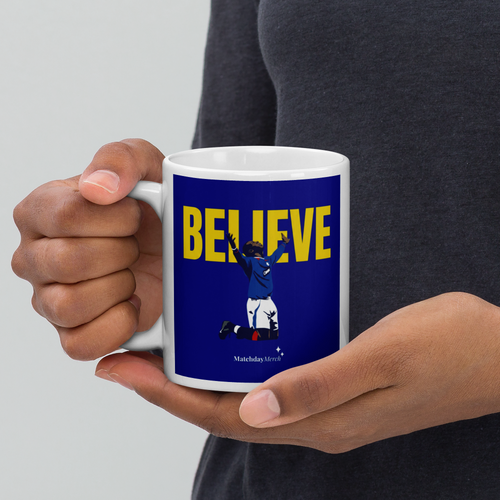 Big Marv - Believe White glossy mug