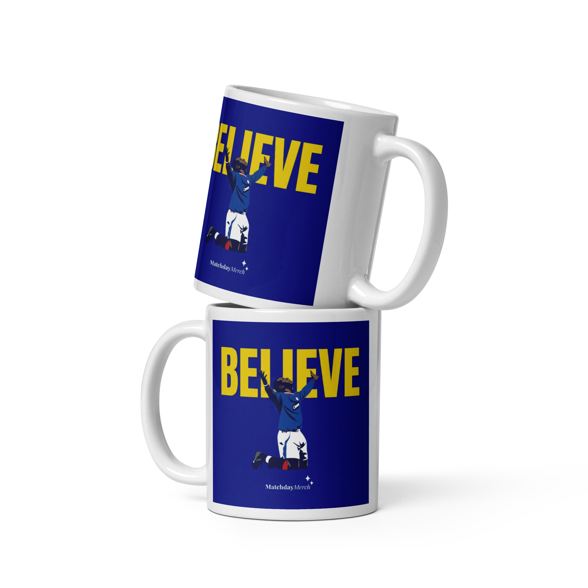 Big Marv - Believe White glossy mug